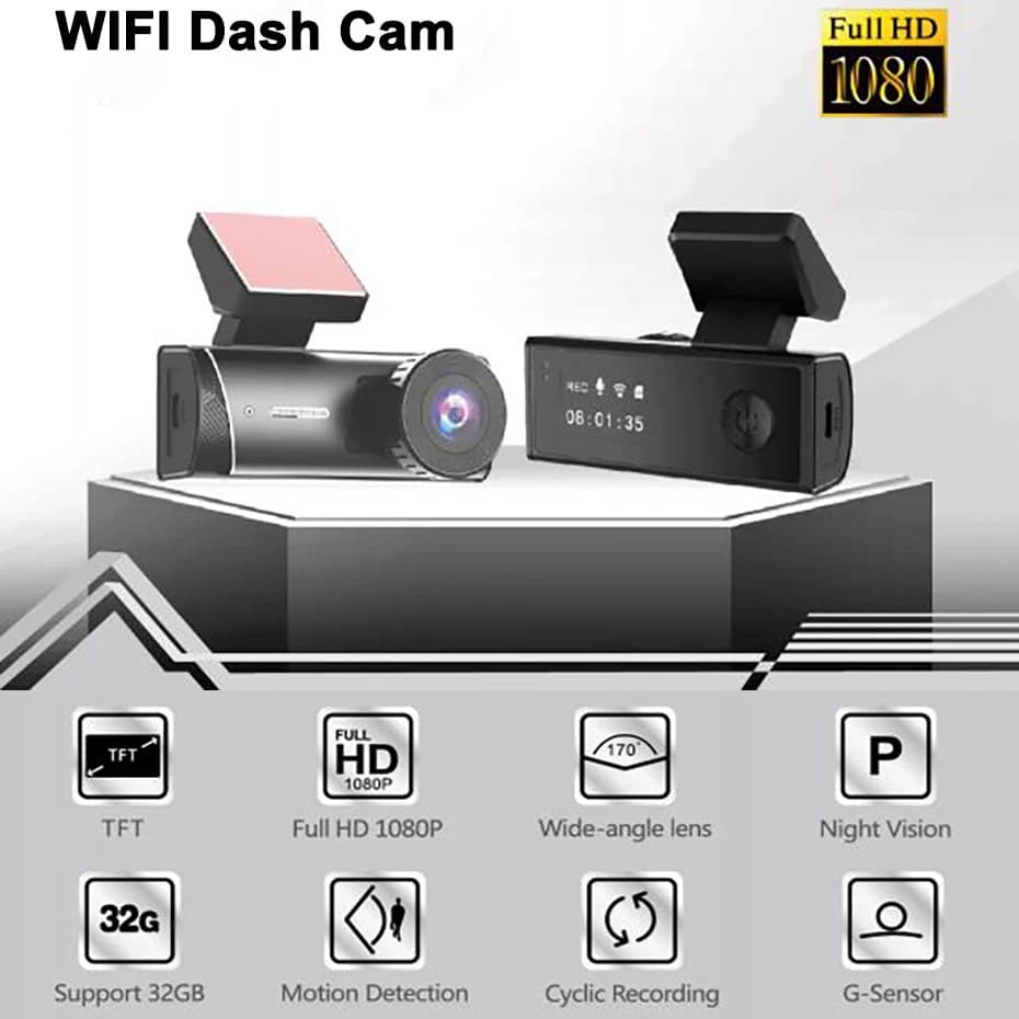 دوربین ثبت وقایع داش کم TACHOGRAPH DashCAM 1080 FullHD — تصویر ۲