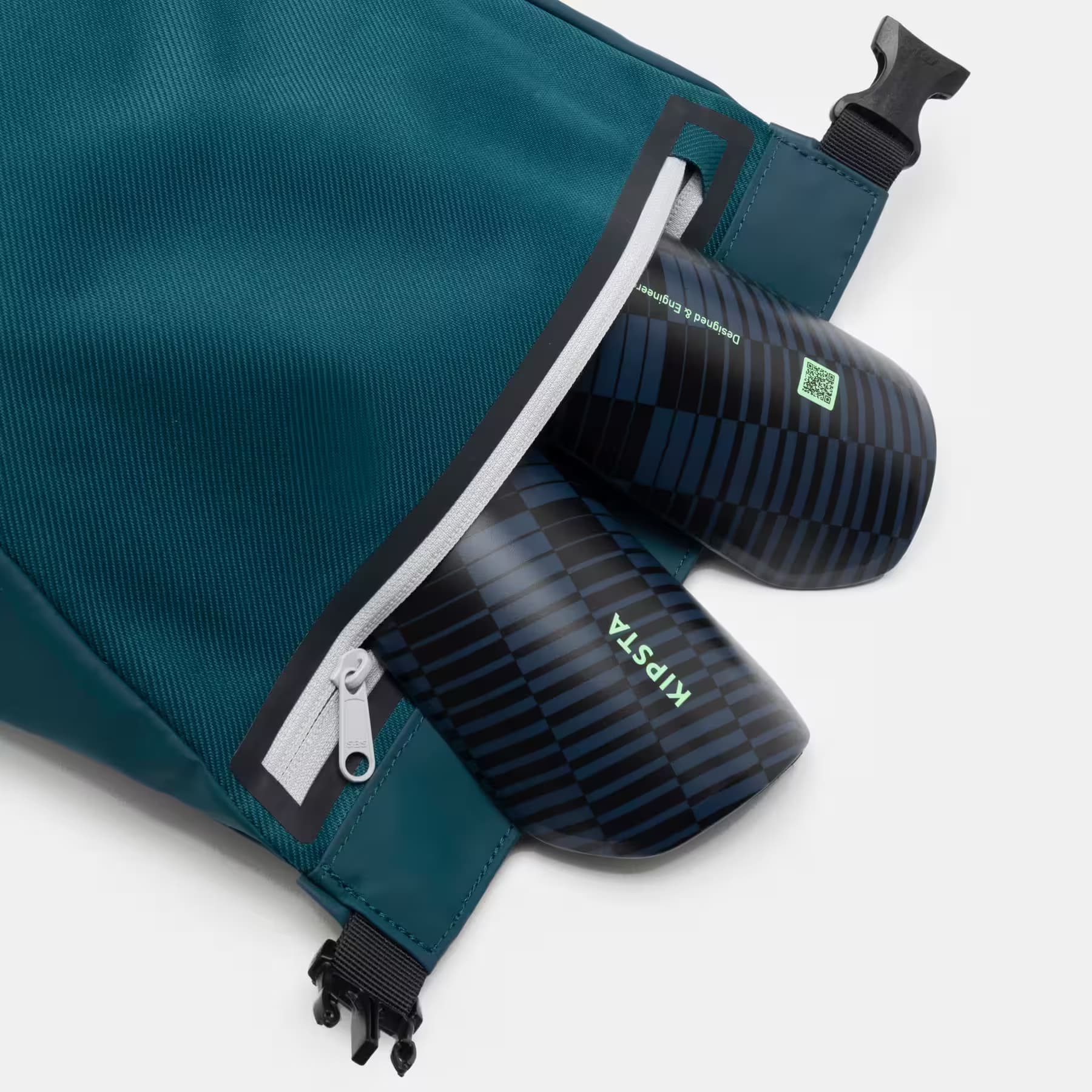 کوله پشتی کیپستا 25 لیتری – دکتلون Kipsta Backpack – 25 L – Petrol Blue – Urban — تصویر ۷