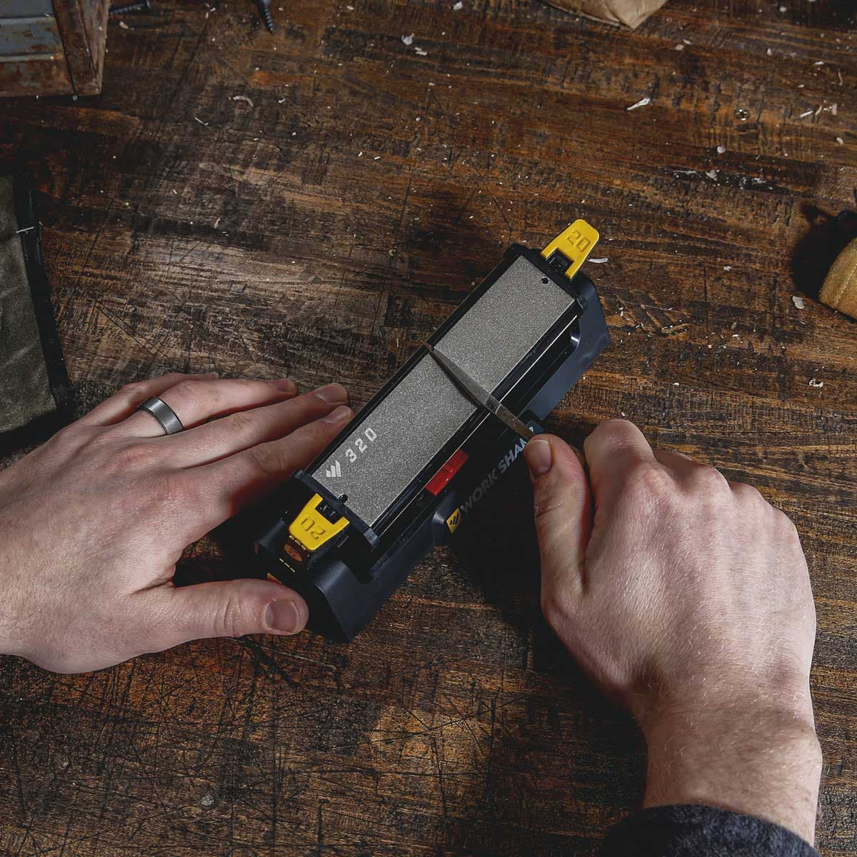 چاقو تیزکن و ابزار ورکشارپ Worksharp BENCHSTONE KNIFE SHARPENER — تصویر ۴
