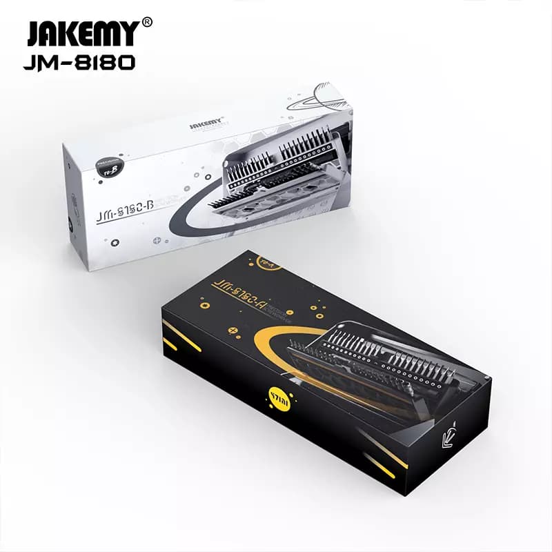 ست پیچ گوشتی JAKEMY-8180B سفید — تصویر ۴