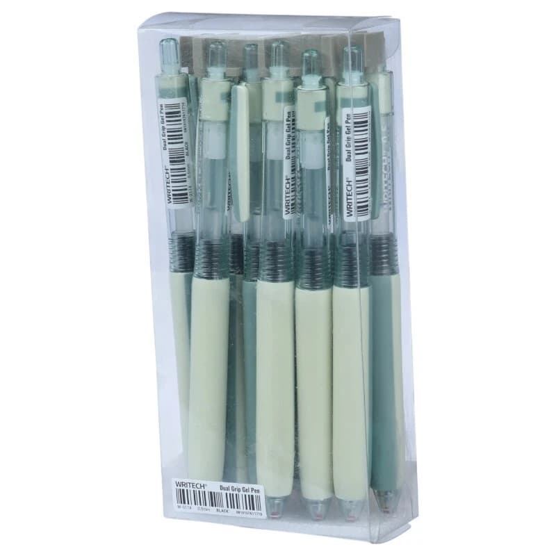 خودکار ژله ای رایتک 0.5 میلی متر Dual Grip W-0174 بسته 12 عددی — تصویر ۹
