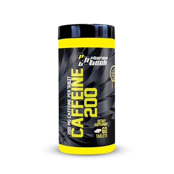 قرص کافئین 200 فارماتک 60 عدد Pharma Tech Caffeine 200 60 Tabs