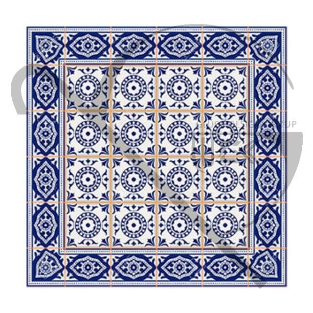 کاشی طرح سنتی اسلیمی کد T143