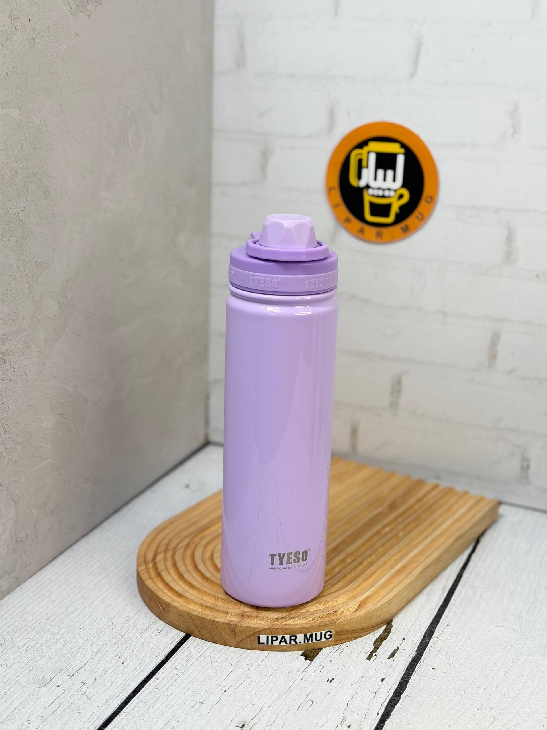 تراول ماگ درب پیچی 750 میل براق تایسو TS_8709 TYESO — تصویر ۲