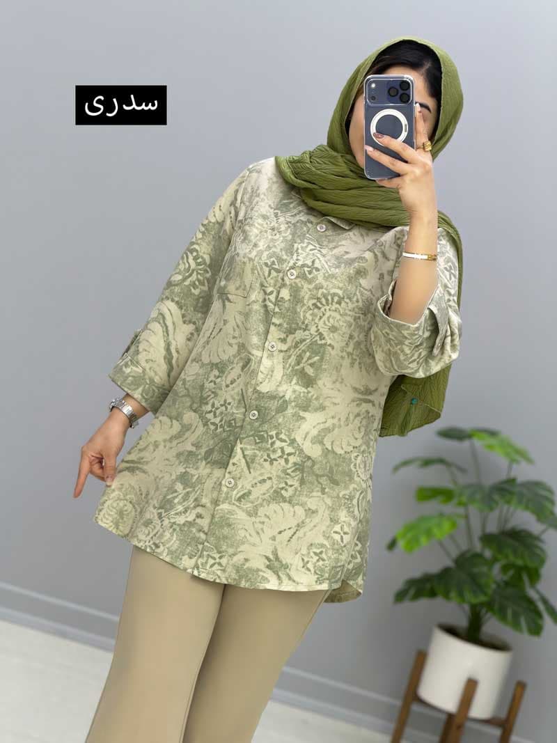 شومیزمانتویی یقه مردانه شانتون هرمانا کد 329909 — تصویر ۳