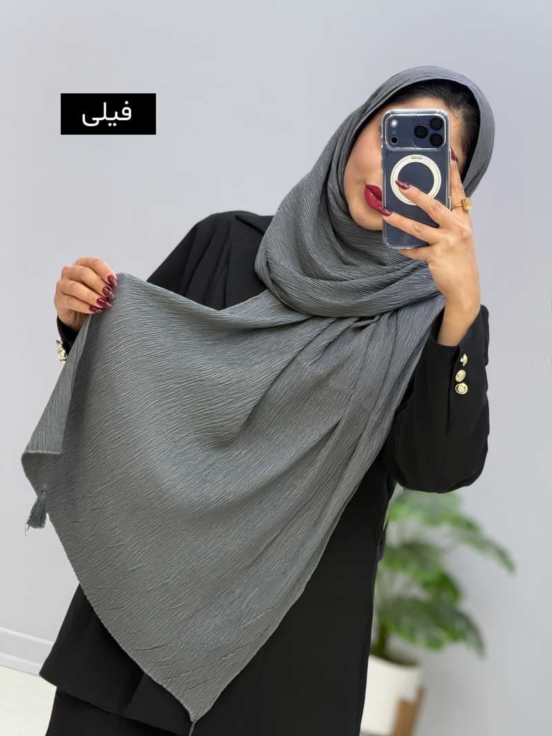 شال پلیسه تاتلی کد2010183
