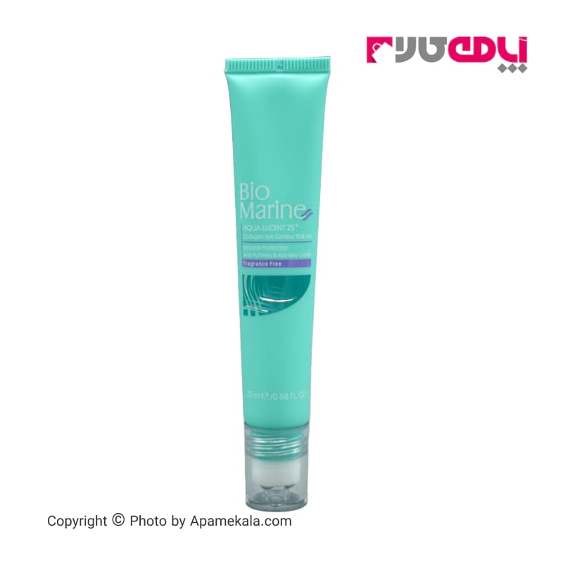 کرم ضد چروک دور چشم بایومارین مدل aqua lucent 25 حجم 50 میل