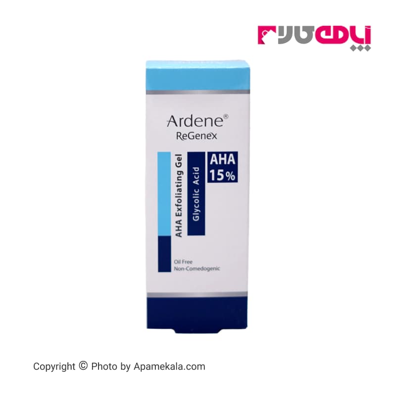 ژل لایه بردار پوست آردن ریجنکس مدل aha 15% حجم 45 میل — تصویر ۲