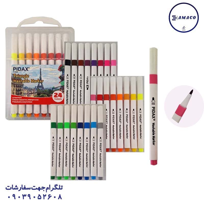 پیداکس – ماژیک نقاشی 24 رنگ کیفی کد 2224