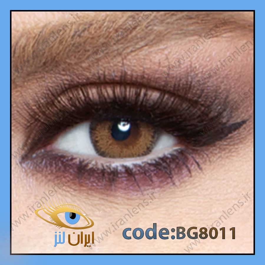 لنز طبی رنگی گلو رادیانت براون فصلی کد BG8011