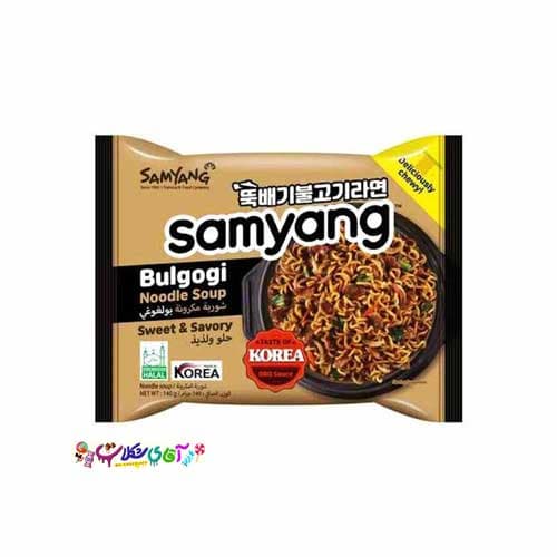 نودل رامن کره ای بولگوگی سامیانگ Bulgogi samyang