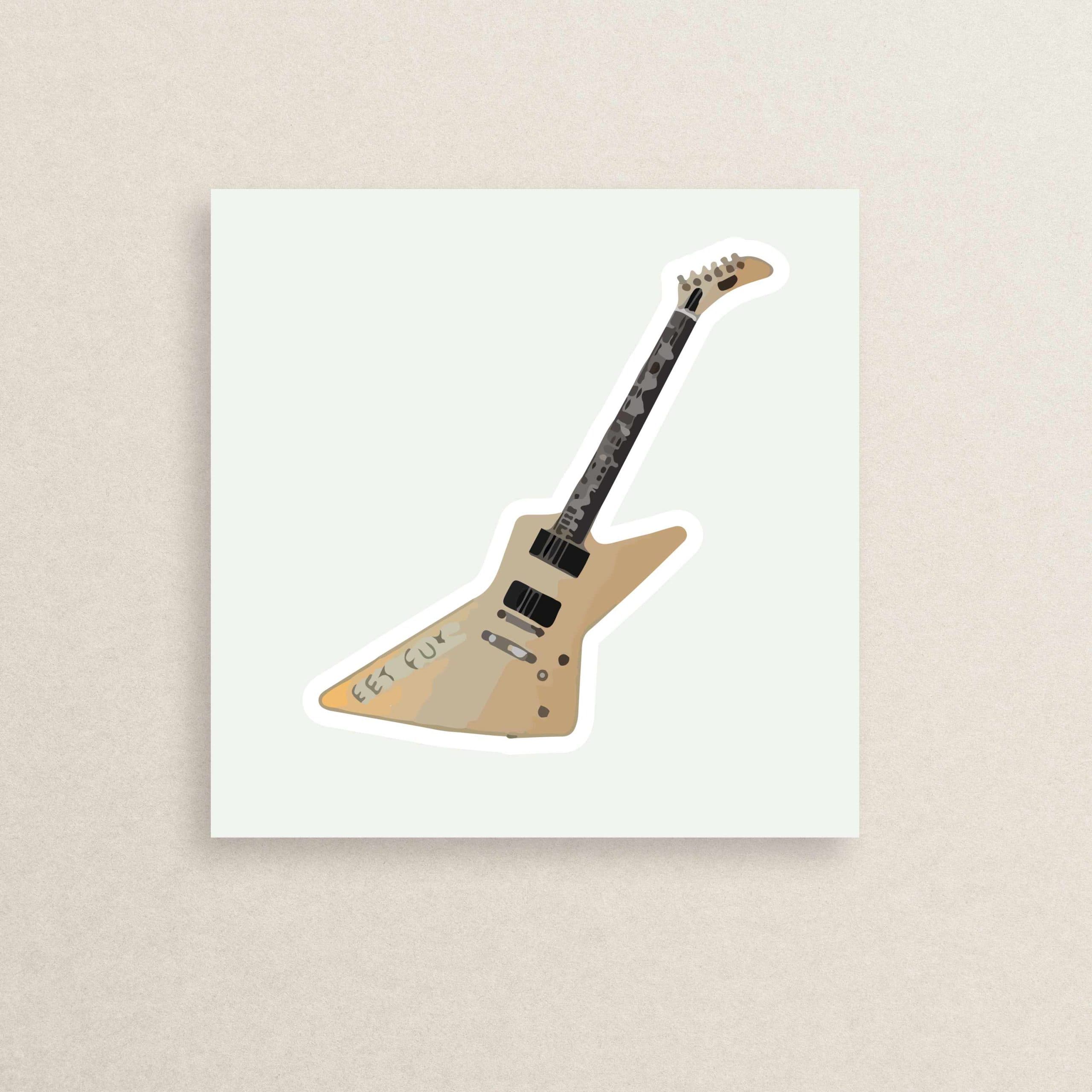 استیکر موسیقی گیتار 12 | Music Guitar Sticker 12
