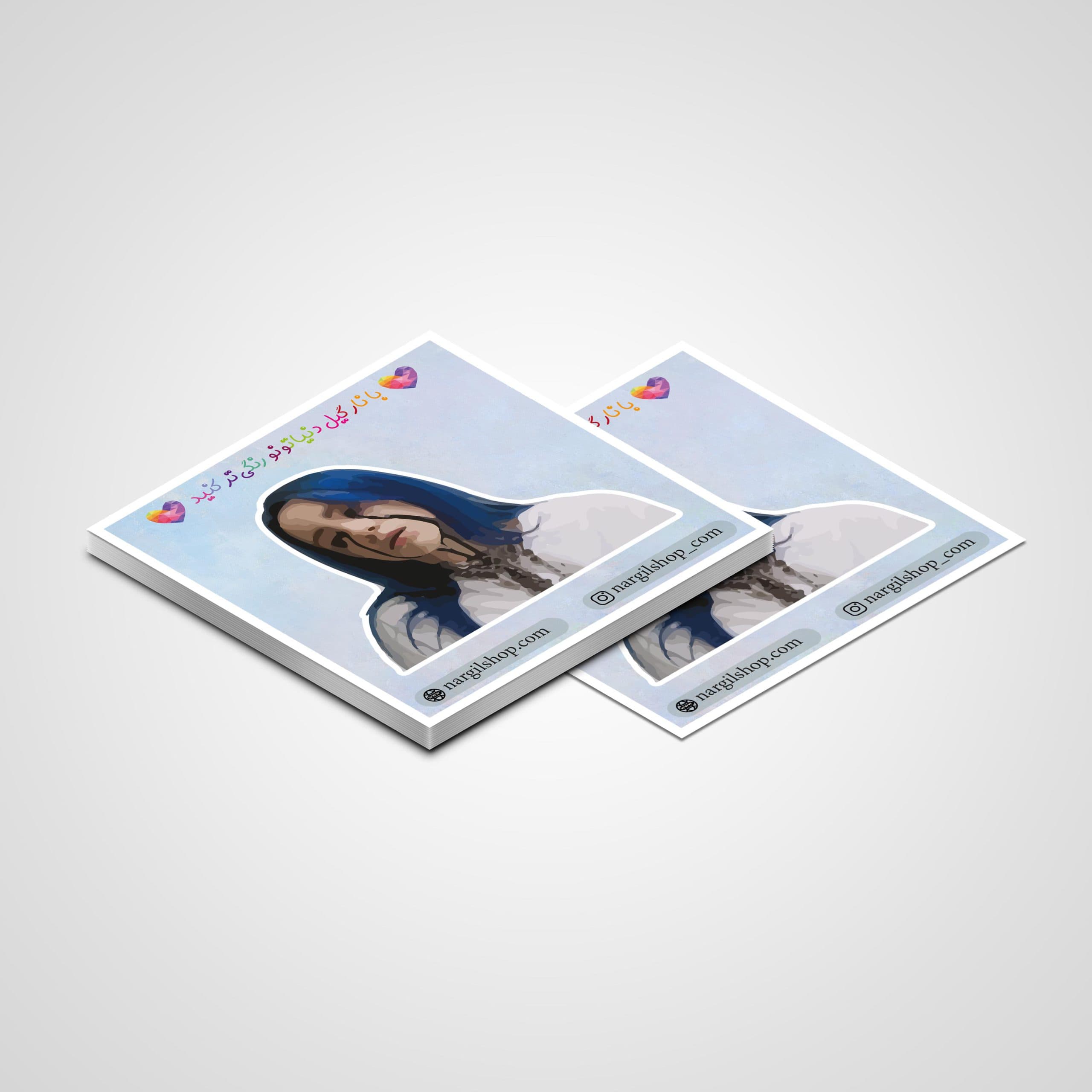 استیکر بیلی آیلیش 10 | Billie Eilish sticker 10 — تصویر ۳