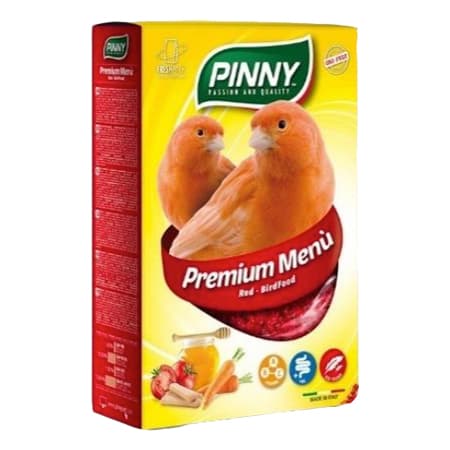 خوراک نرم قرمز پنیتا برای قناری ویتامینه و همراه با عسل PREMIUM MENÙ RED