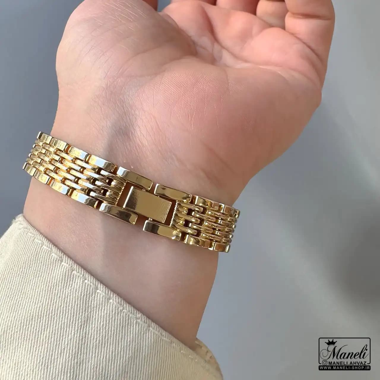 ساعت زنانه صفحه دور نگین مربع MAXEL — تصویر ۳
