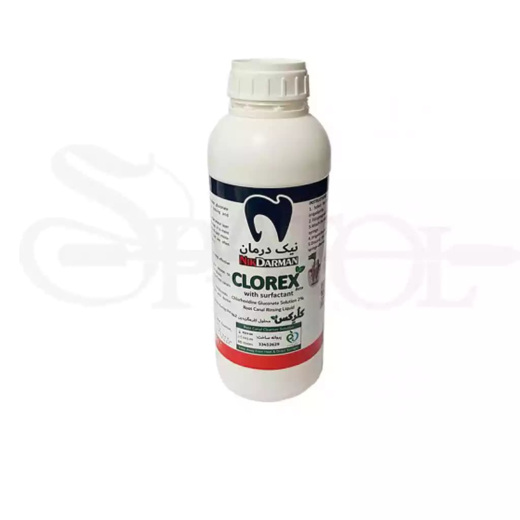 کلرهگزیدین نیک درمان 1 لیتری CLOREX 2% برند Nik Darman