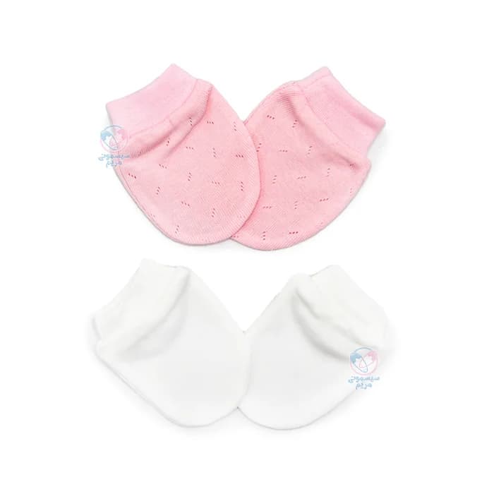 دستکش نخی دو عددی بی بیبی Bi Baby 55849 — تصویر ۳