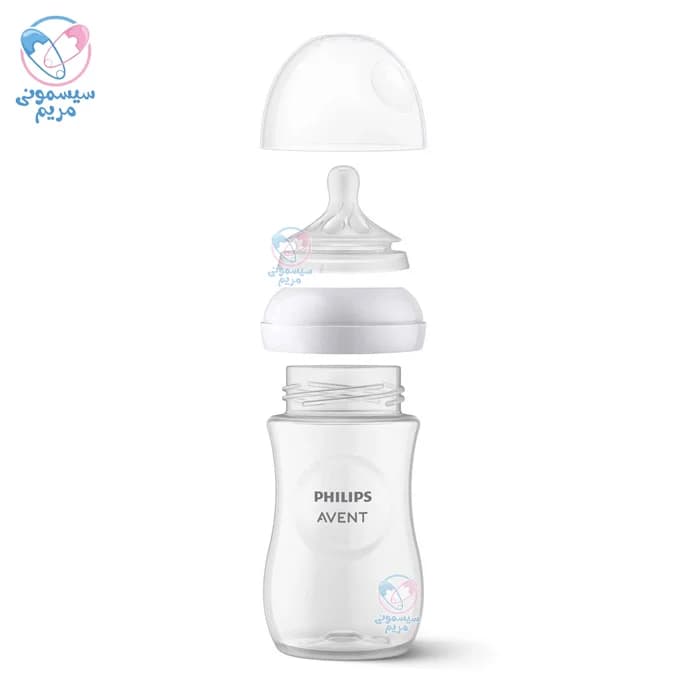 شیشه شیر ضد چکه 330 میل اونت Avent — تصویر ۲