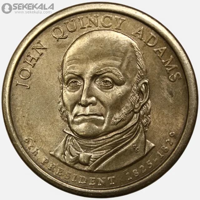 سکه 1 دلار ریاست جمهوری آمریکا 2008 (جان کوئینسی آدامز)