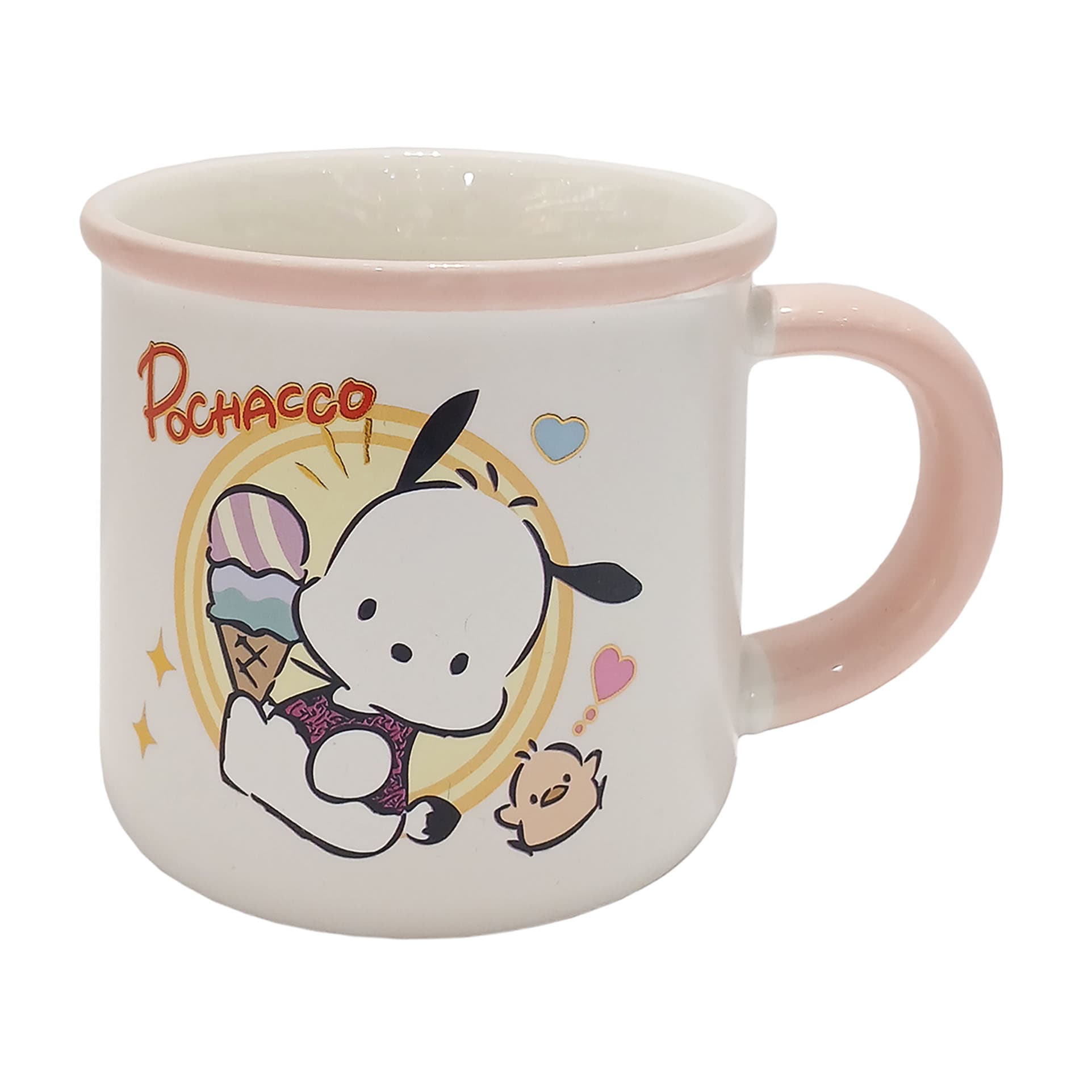 ماگ و لیوان سرامیکی طرح سگ و جوجه پوچاکو POCHACCO – سفید