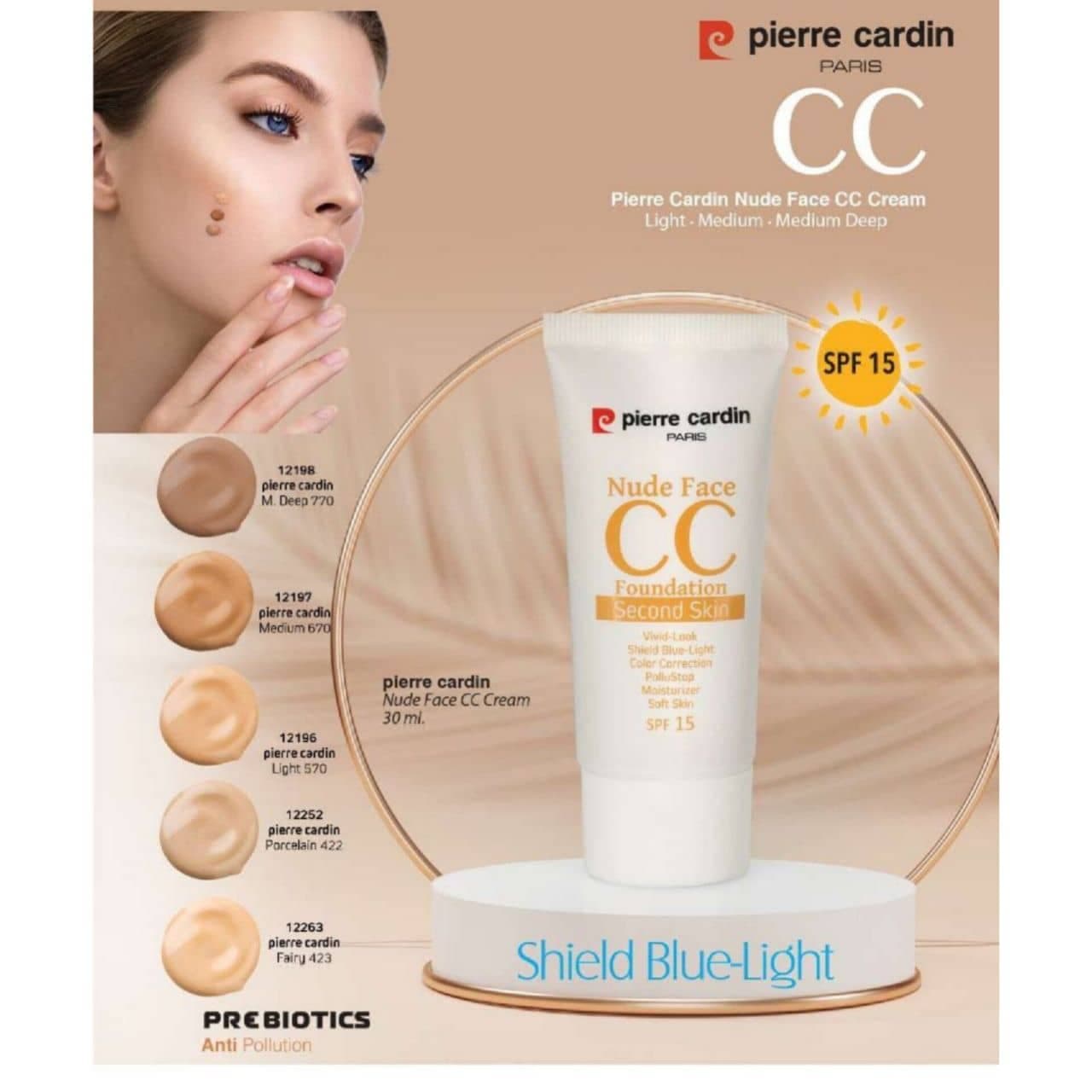 کرم سی سی پیرکاردین CC PIERRE CARDIN مدل نود فیس Nude Face — تصویر ۳