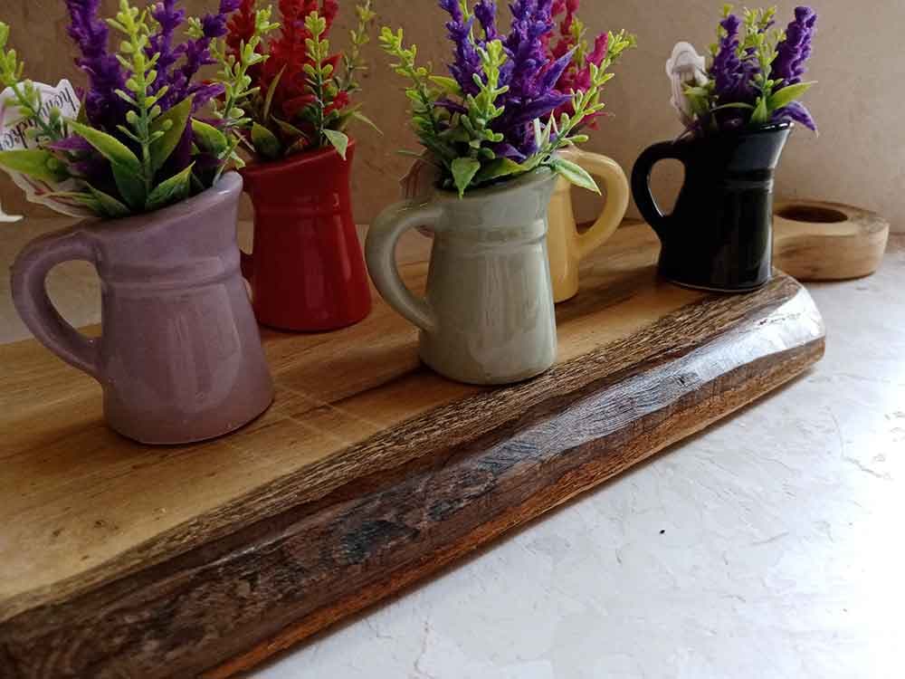 گلدان طرح پارچ فانتزی رنگی (4456) — تصویر ۳