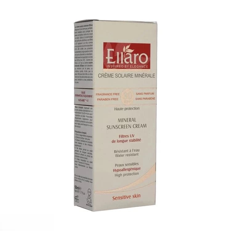 کرم ضد آفتاب مینرال SPF 30 الارو حجم 50 میلی لیتر