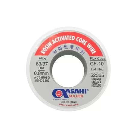 سیم لحیم آساهی 0.8 میلی متر 250 گرم ASAHI (مالزی)