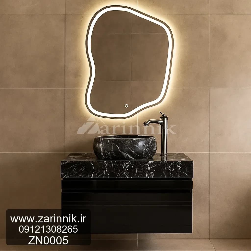 روشویی مدرن سنگی زرین نیک 40*70 کد ZN0005