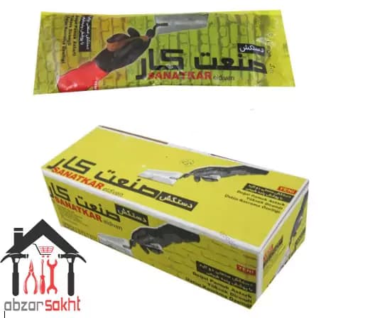 دستکش لاستیکی صنعت کار (کارتن 216 عددی ) — تصویر ۲