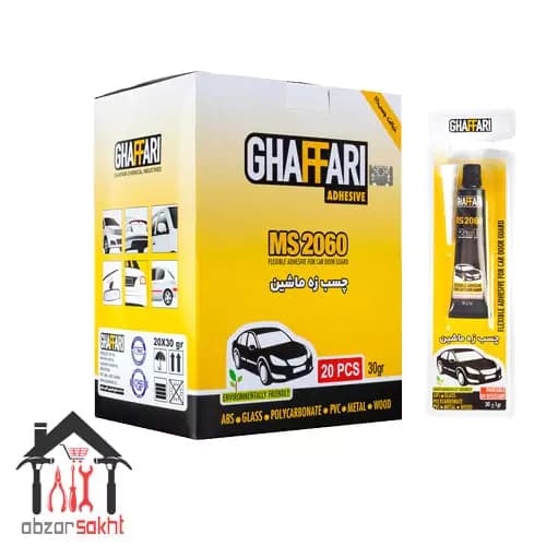 چسب زه خودرو غفاری مدل MS 2060 کارتن 40 عددی