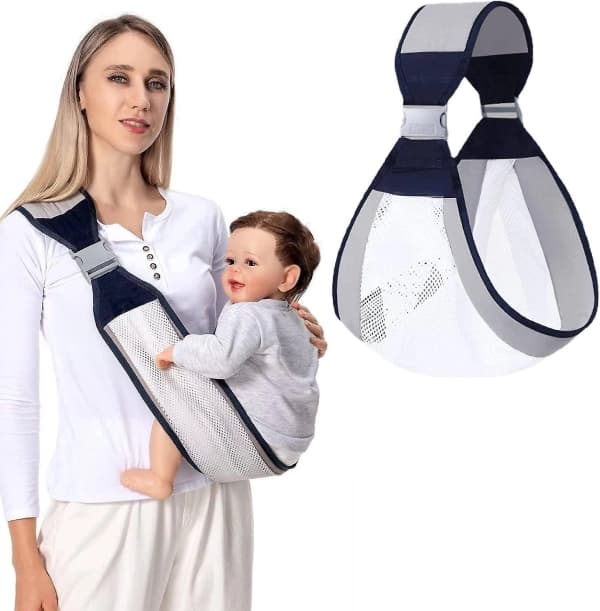 آغوشی بغلی شیردهی بیبی اسلینگ Baby Sling — تصویر ۲