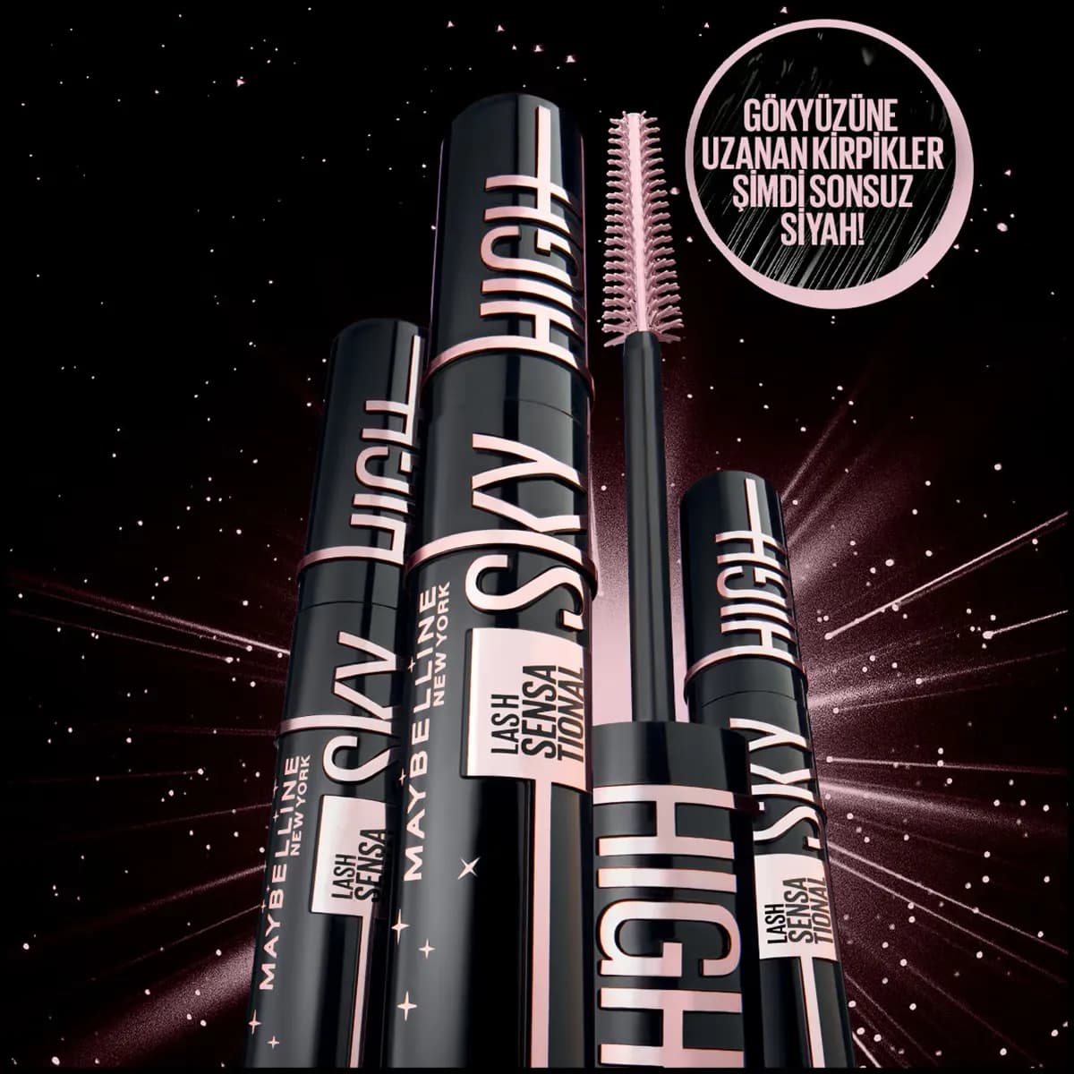 ریمل اسکای های میبلین مدل Cosmic Black — تصویر ۵