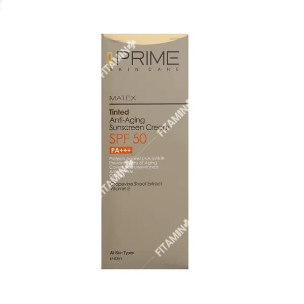 کرم ضد آفتاب رنگی پرایم SPF 50 حجم 40 میلی لیتر — تصویر ۲