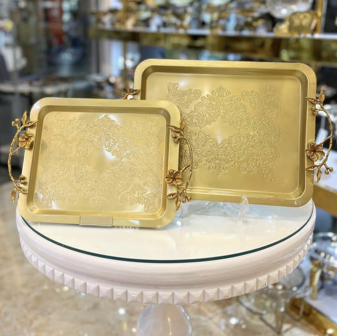 سینی پذیرایی مستطیل — تصویر ۴
