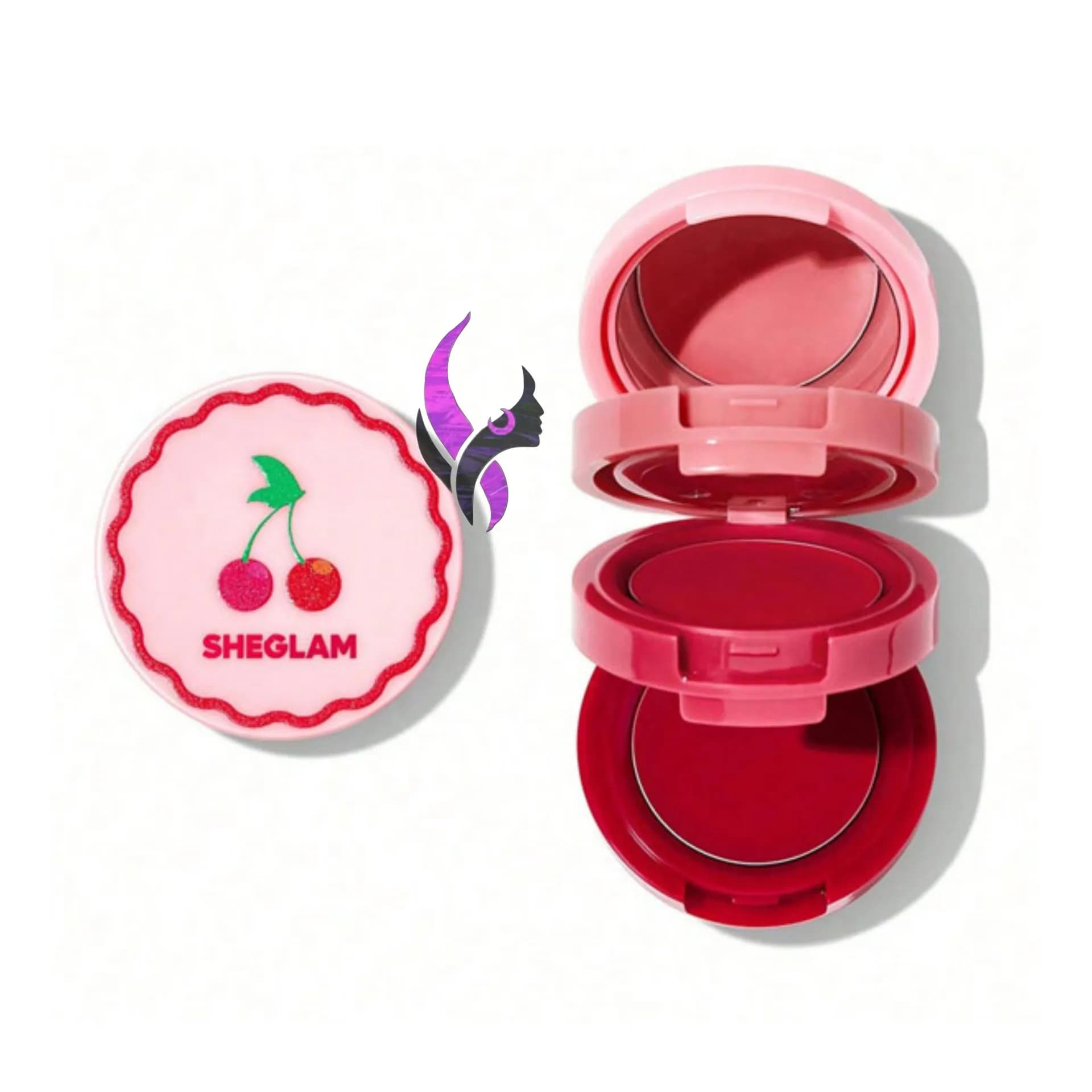 رژلب و رژگونه 3 طبقه مدل Lip Cream Stack رنگ very Cherry Cheek شیگلم SHEGLAM