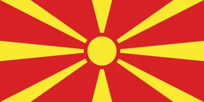 پرچم کشور مقدونیه شمالی