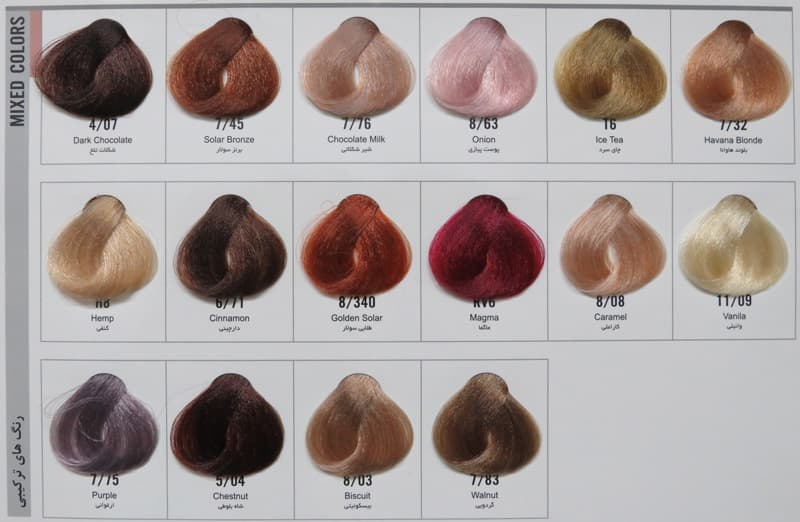 رنگ موی هاترکس شکلات تلخ Hotrex Keratin Hair Color Dark Chocolate – 4/07 — تصویر ۲