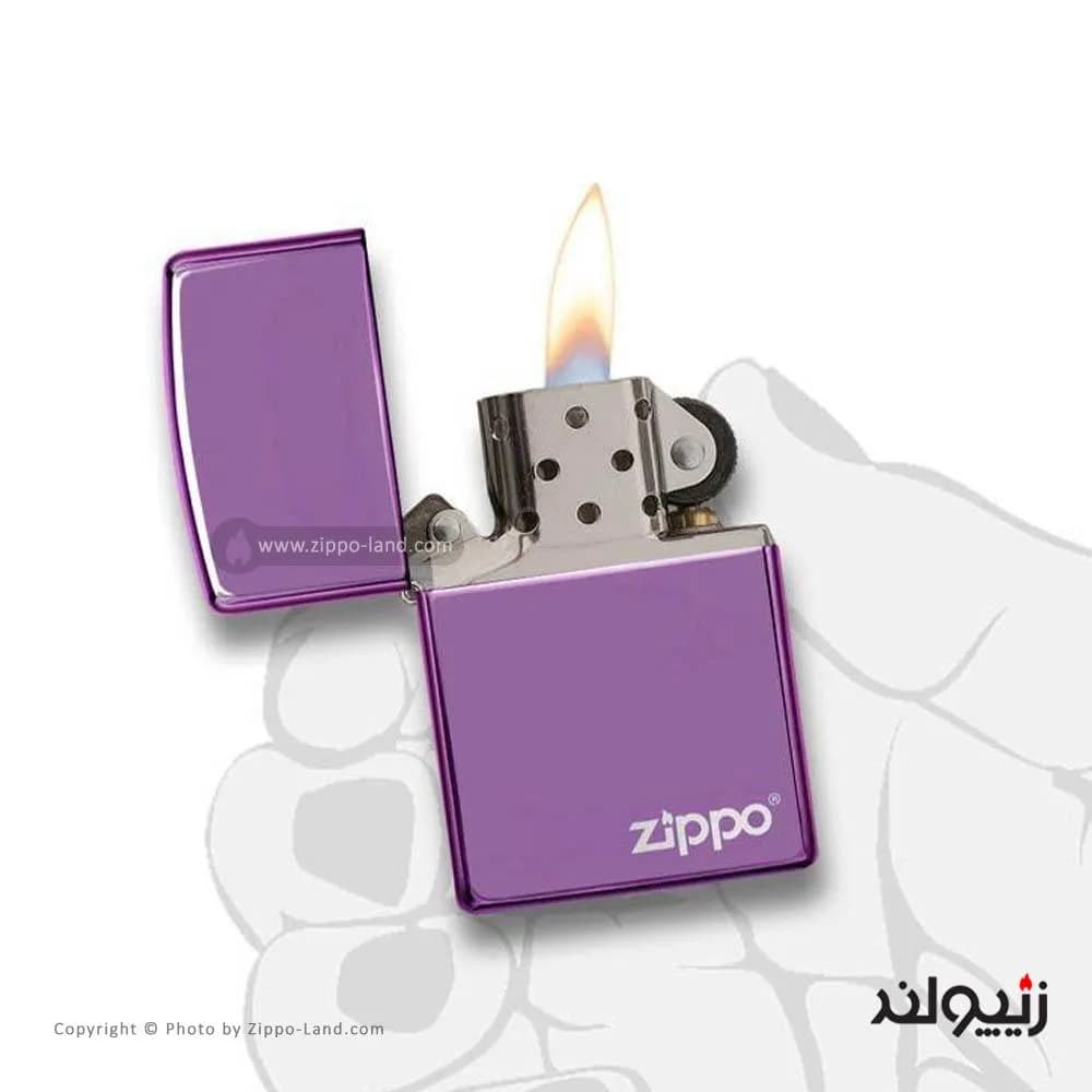 فندک زیپو مدل High Polish Purple کد 24747zl — تصویر ۳