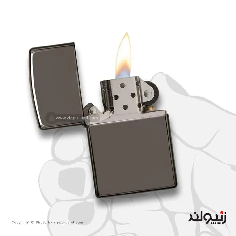 فندک زیپو مدل Black Ice کد 150 — تصویر ۳