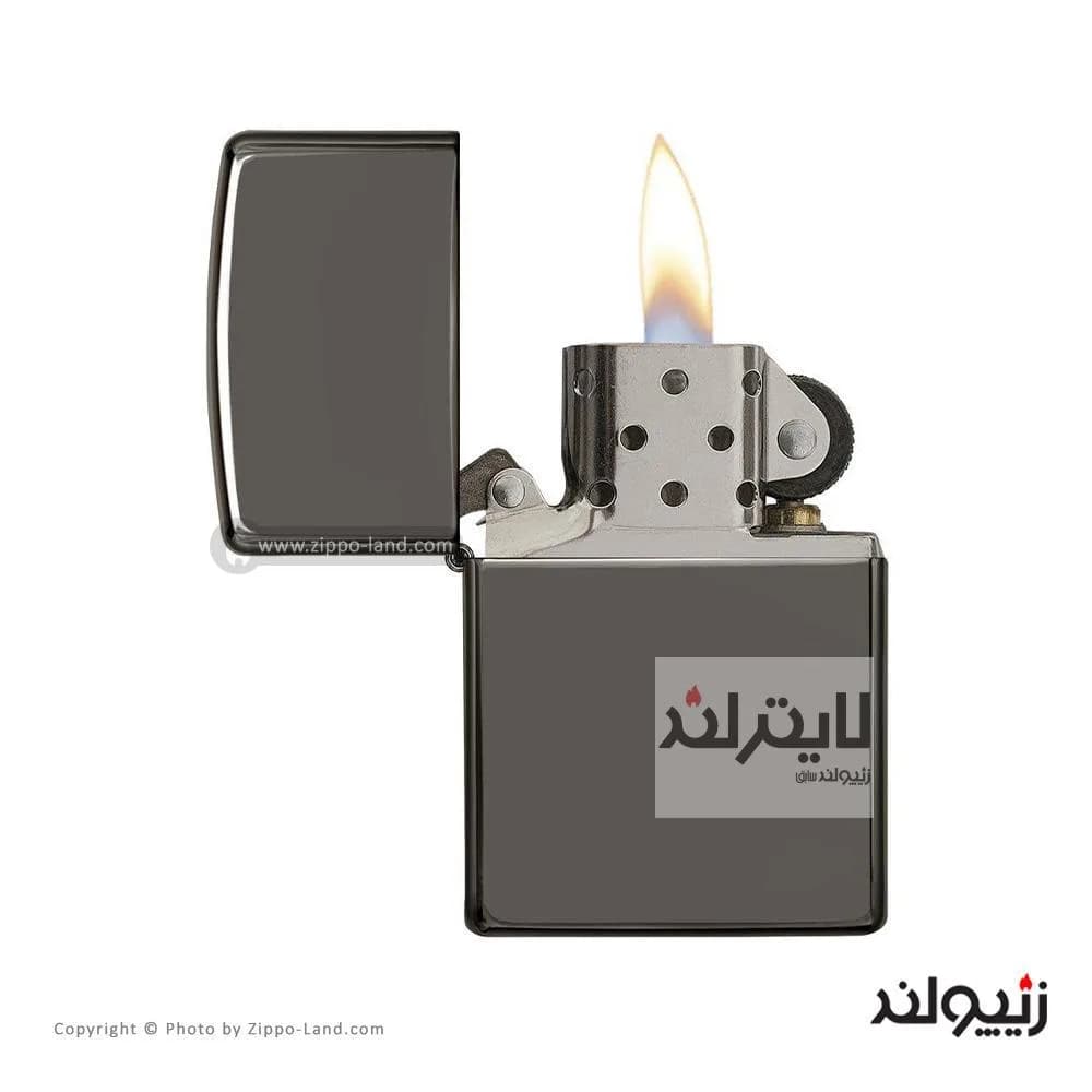 فندک زیپو مدل Black Ice کد 150 — تصویر ۲