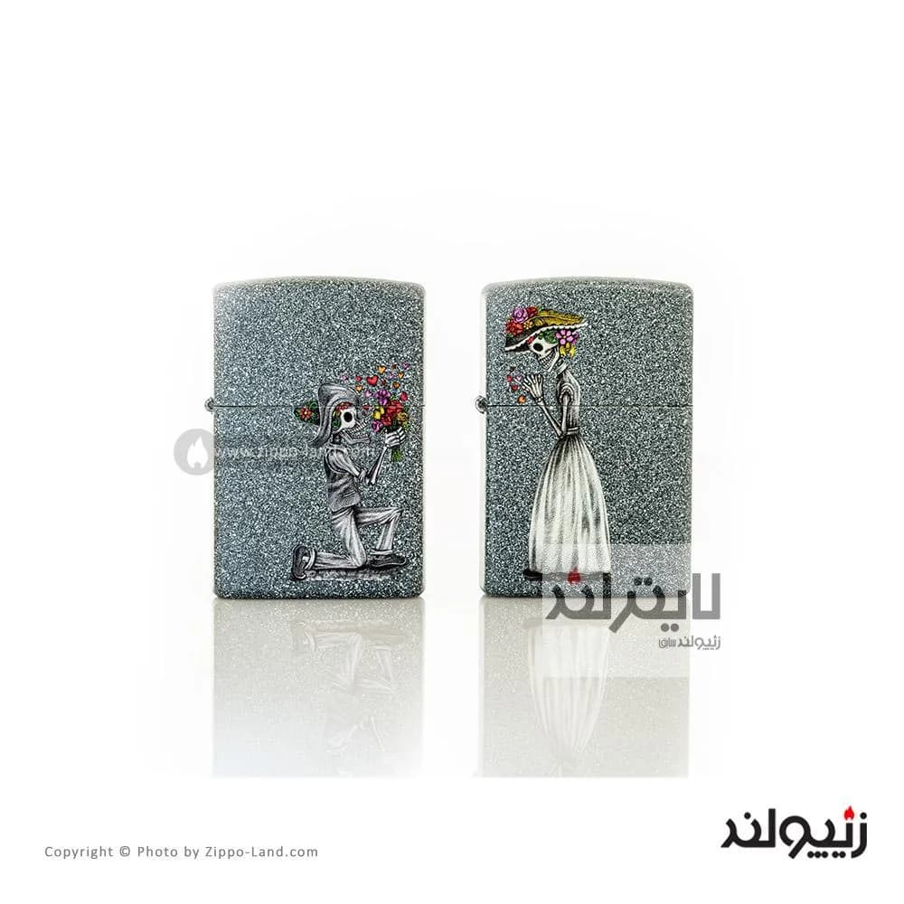 فندک زیپو مدل Iron Stone Couple کد 28987