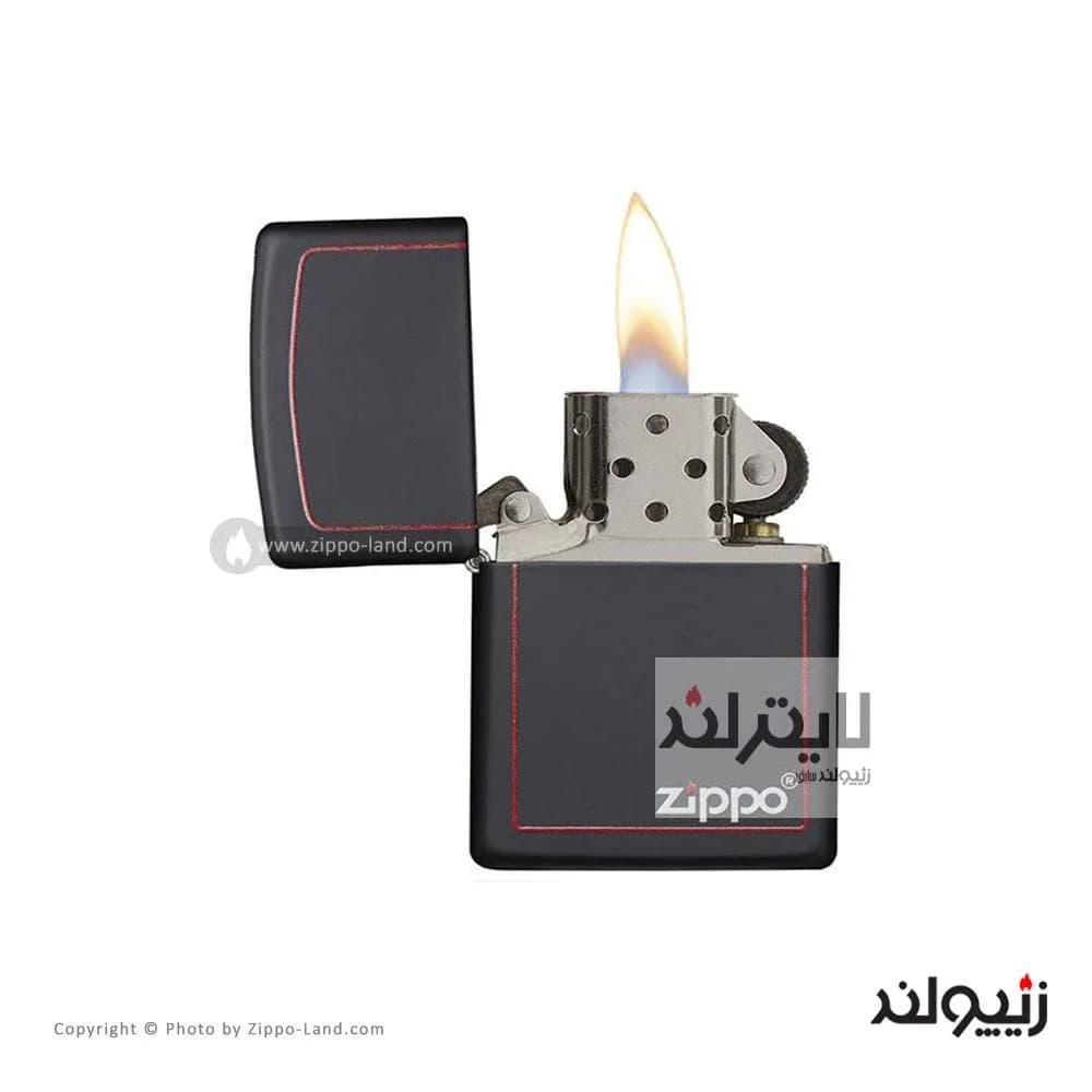 فندک زیپو مدل زیپو لوگو کد 218zb — تصویر ۲