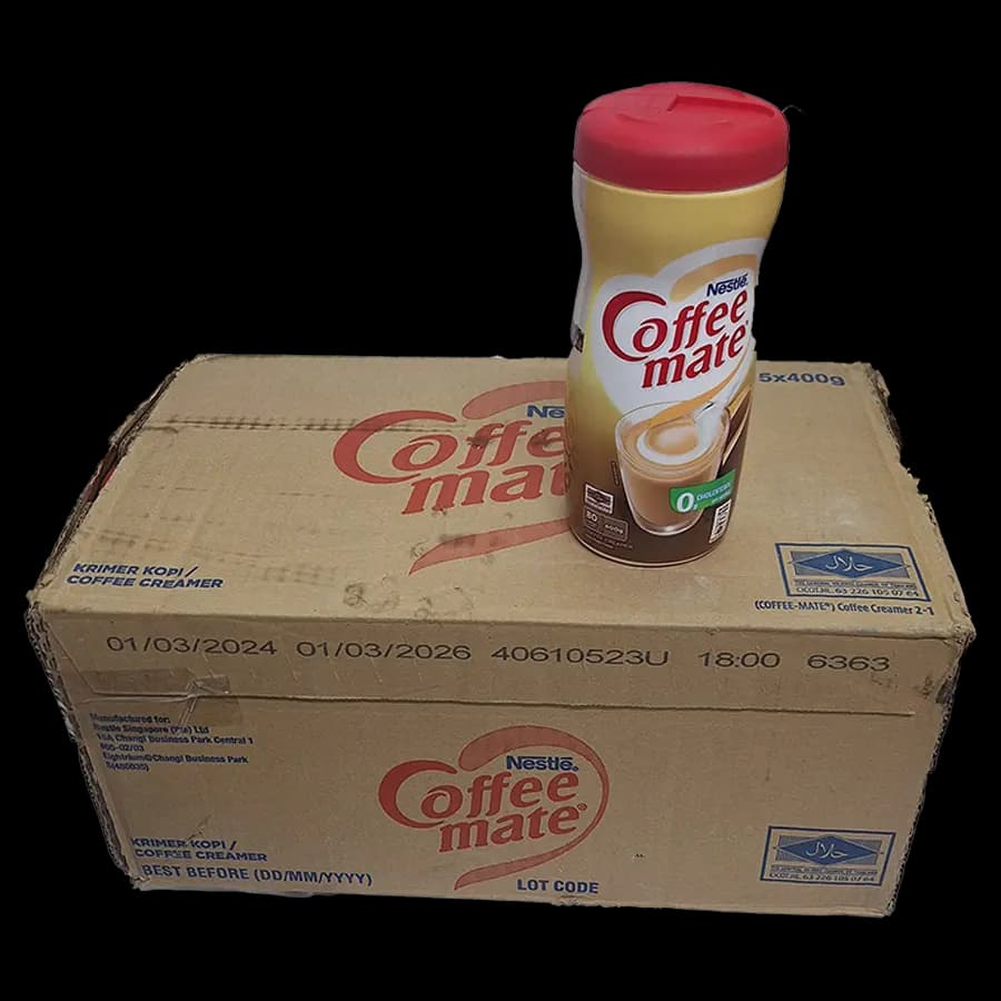 کافی میت بدون کلسترول نستله 400 گرمی (Coffeemate) – عمده کارتن 15 عددی