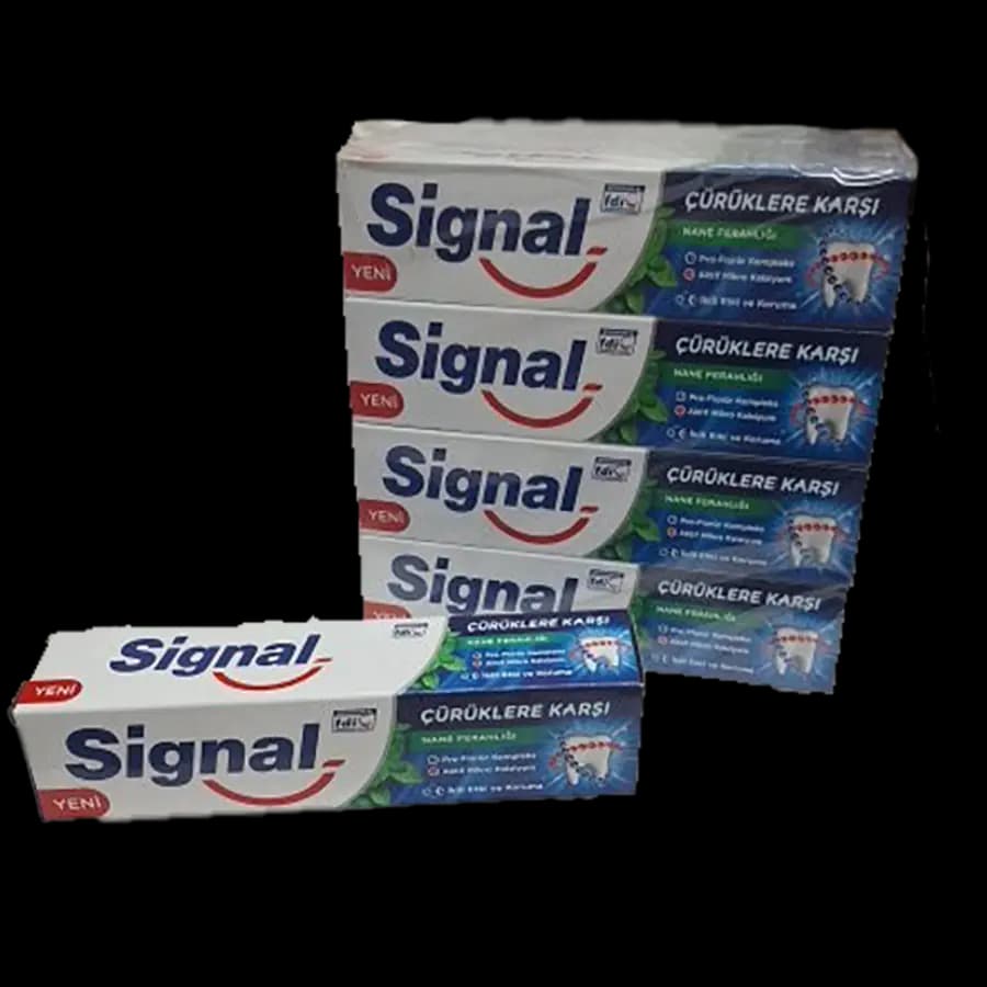 خمیر دندان ضد پوسیدگی سیگنال 100 میل نعناع (Curuklere Karsi) ساخت ترکیه – عمده 12 عددی