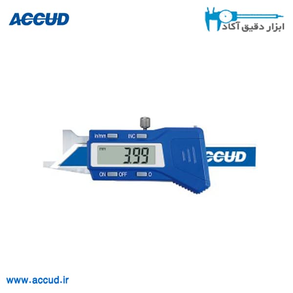 زاویه سنج دیجیتال کنج 6-0 میلی متر Accud (اکود با گارانتی شرکتی) مدل 163-006-11