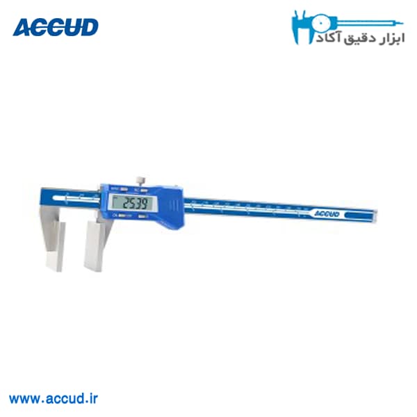 کولیس دیجیتال 20cm (فک پهن,مخصوص فوم) Accud (اکود با گارانتی شرکتی) مدل 167-008-11