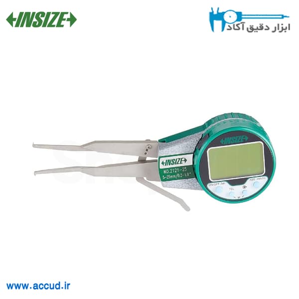 ضخامت سنج داخل دیجیتال 5-25 میلی متر INSIZE (با گارانتی رسمی شرکت اینسایز) مدل 2121-25