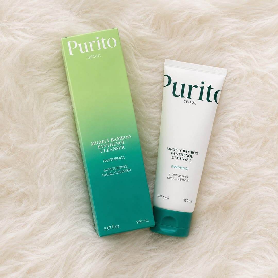 ژل شوینده مرطوب کننده پیوریتو حاوی پانتنول و بامبو | PURITO MIGHTY BAMBOO PANTHENOL CLEANSER MOISTURIZING (حجم 150 میل) اورجینال — تصویر ۲
