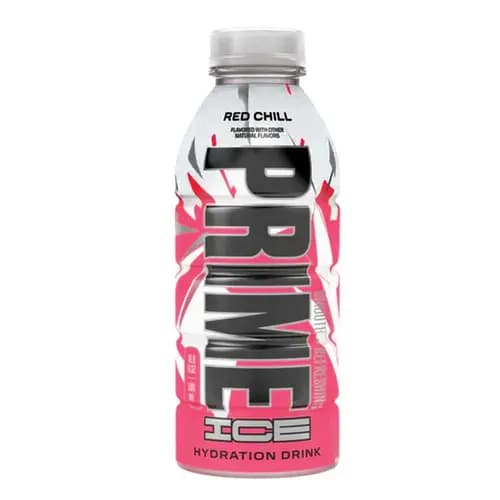 نوشیدنی انرژی زا هیدراته طعم RED CHILL (گیلاس پرتقال آناناس) پرایم 500 میلی لیتر | PRIME ICE HYDRATION